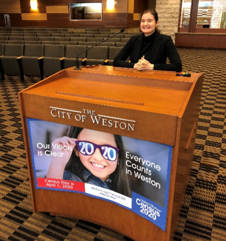 Banners in Commission Chambers 2